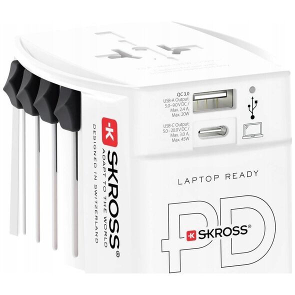 Skross Skross MUV USB AC45PD + kabel USB-C