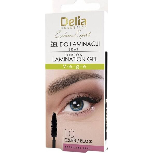 Delia Delia Eyebrow Expert żel do laminacji brwi Czerń 4ml