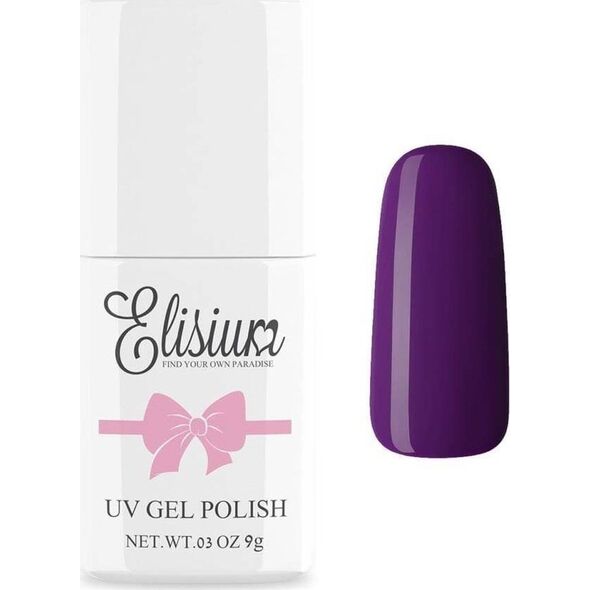 Elisium UV Gel Polish lakier hybrydowy do paznokci 007 Deep Plum 9g