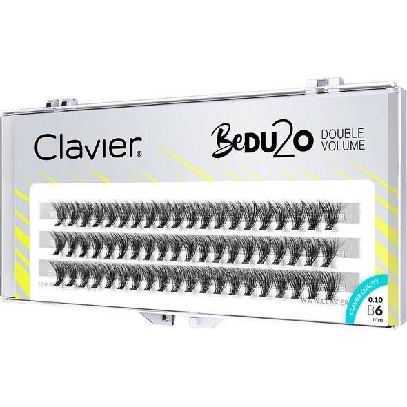 Clavier BeDU2O Double Volume kępki rzęs 6mm