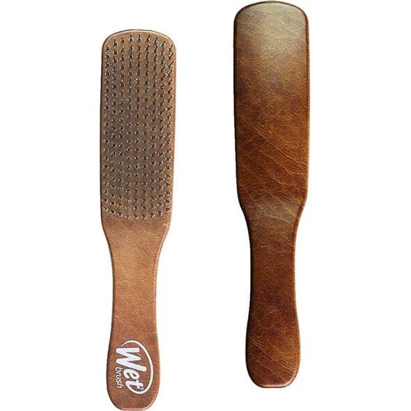 Wet Brush WET BRUSH Mens Detangler szczotka do włosów Brown Leather