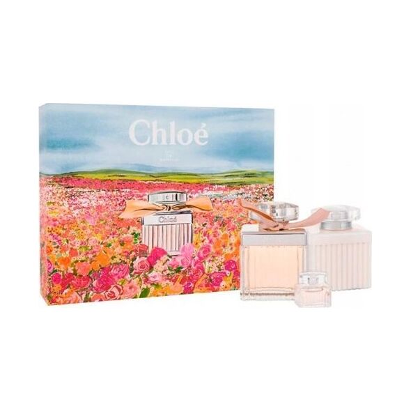 Chloe CHLOE SET (SIGNATURE (W) EDP/S 75ML + BODY LOTION 100ML + TRAVEL SPRAY 10ML)