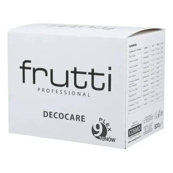 Frutti di bosco frutti Decocare Plex rozjaśniacz do włosów 9 tonów 500g