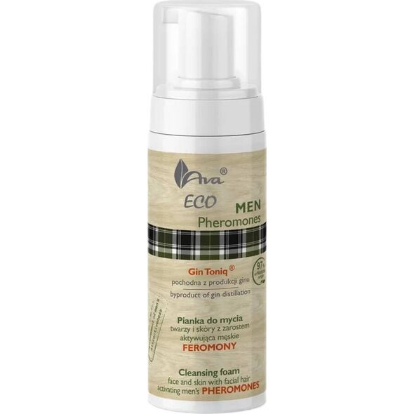 Ava Ava Eco Men Pheromones pianka do mycia twarzy i skóry z zarostem 150ml