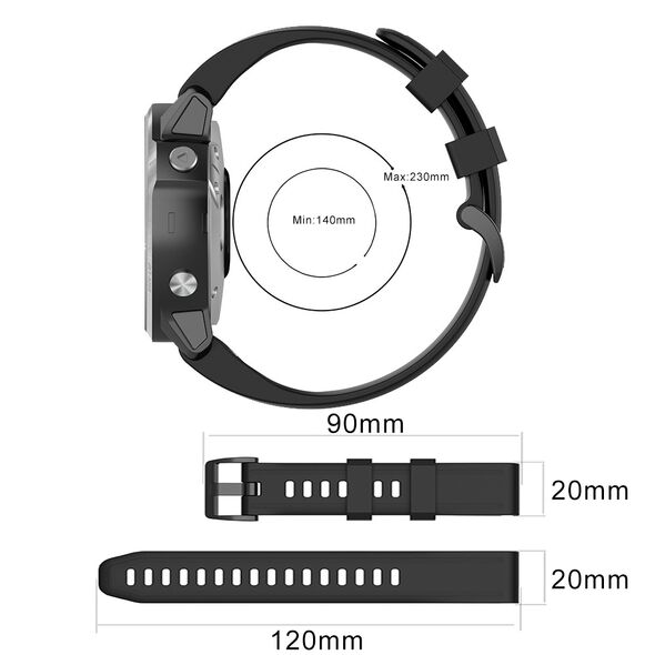 Λουράκι Σιλικόνης Smooth Band Sonique 20mm για Huawei Watch GT3 42mm/GT3Pro 43mm/GT2 42mm Ροζ 5201101871819