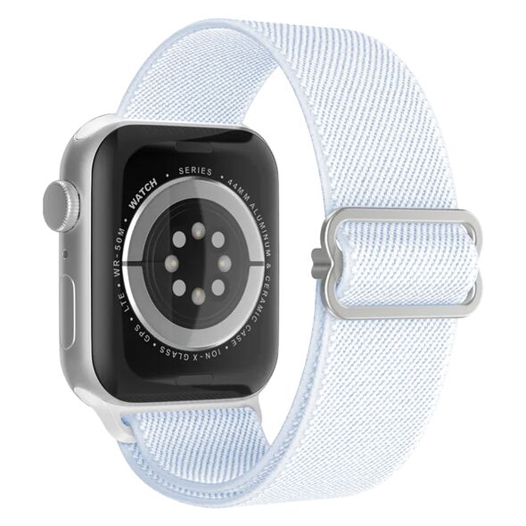 Λουράκι Elastic Nylon Loop Sport Band Sonique για Apple Watch (42/44/45/49MM) Λευκό 5201101924119