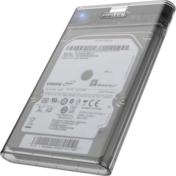 Kieszeń Unitek USB 3.2 Gen 1 - SATA6G 2.5 HDD/SSD DiskGuard Limpid R (S1103A)