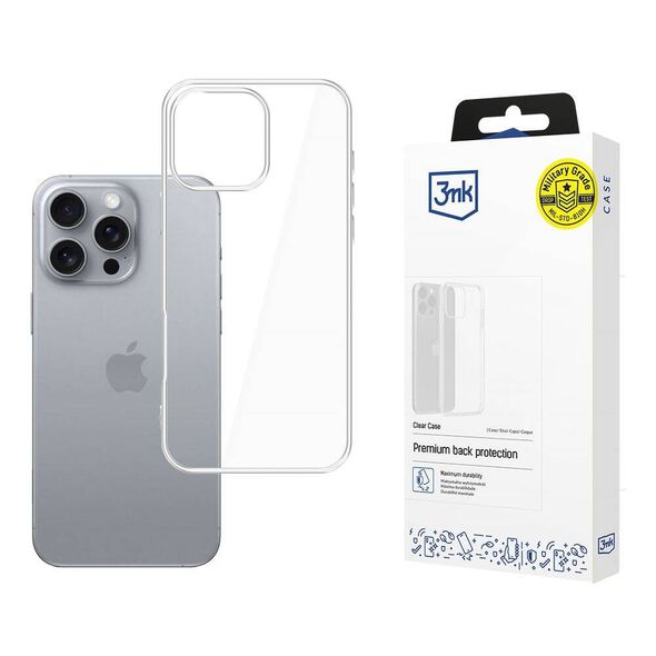 Case IPHONE 16 PRO 3mk Clear Case transparent 5903108579544