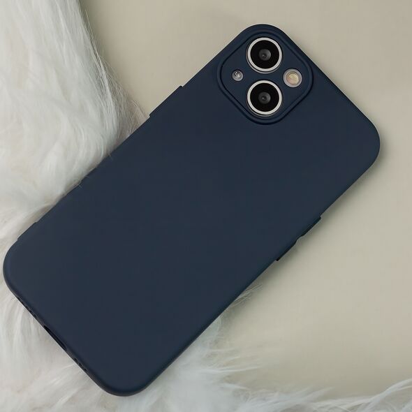 Silicon case for Samsung Galaxy M35 5G dark blue 5900495033352