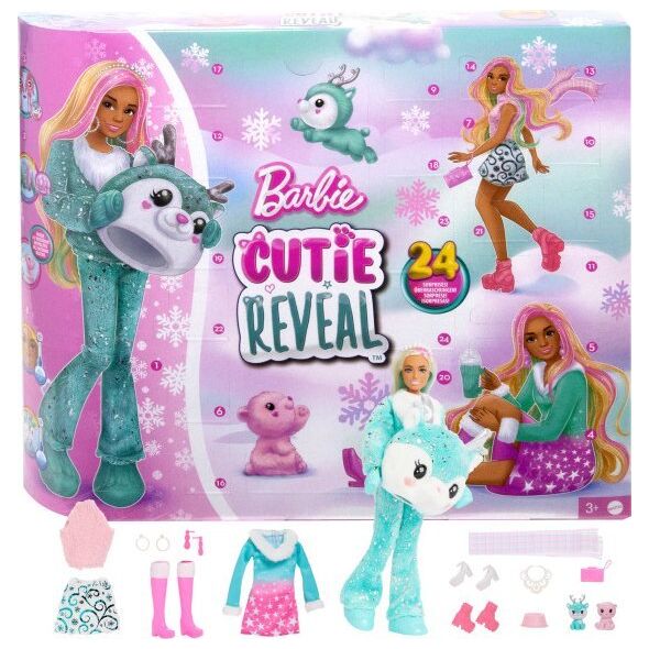 Kalendarz adwentowy Barbie Cutie Reveal HJX76