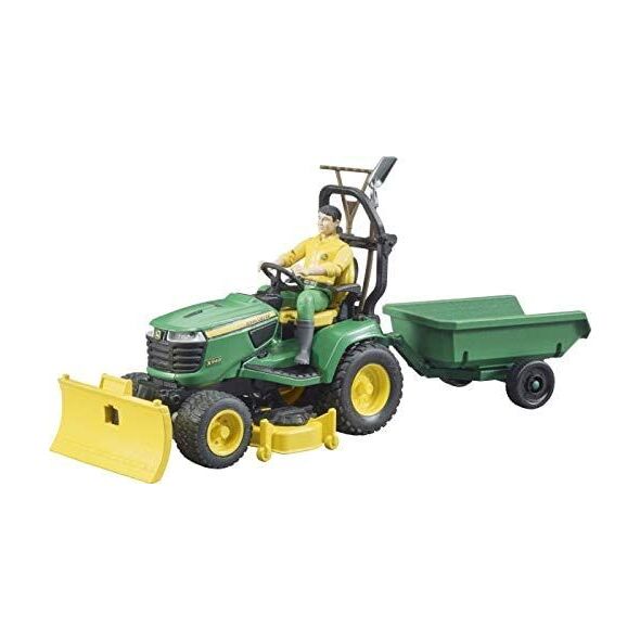 Bruder Traktorek John Deere z figurką ogrodnika