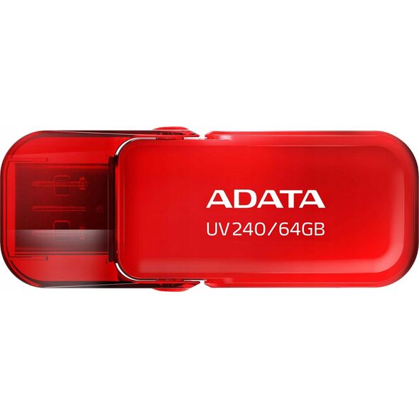 Pendrive ADATA ADATA Flash Disk 64GB UV240, USB 2.0, červená