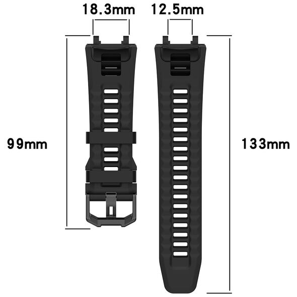 Techsuit Strap for Amazfit T-Rex T-Rex 2/2 Ocean Blue - Techsuit Watchband (W067) - Black 5949419244160 έως 12 άτοκες Δόσεις