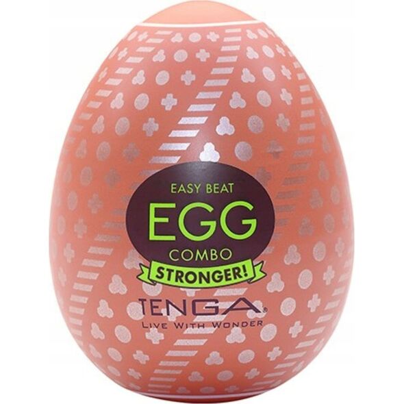 Masażer TENGA_Egg Combo masturbator w kształcie jajka Stronger