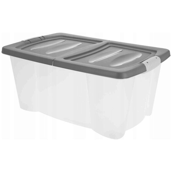 Storage Solutions Pojemnik na kółkach, zamykany, 45 l