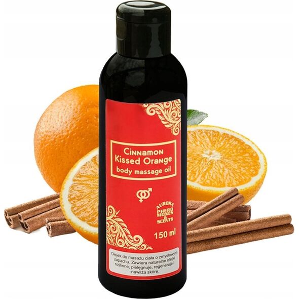 AURORA_Body Massage Oil olejek do masażu ciała Cinnamon Kissed Orange 150ml