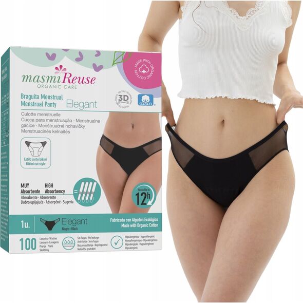 MASMI_Reuse Elegant majtki menstruacyjne rozmiar L 1szt.