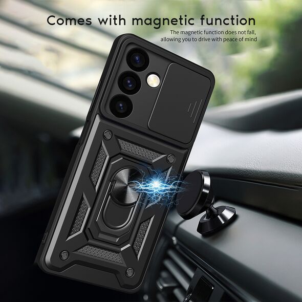 Θήκη Ring Armor CamPro Sonique για Xiaomi Redmi Note 10 Pro Μπλέ 5210312032391