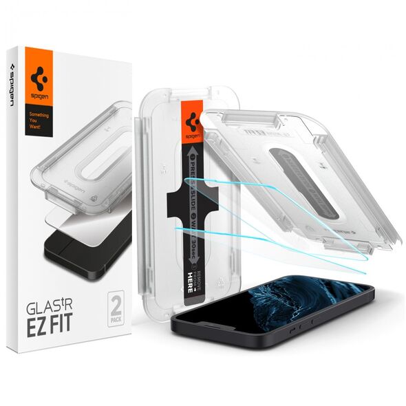 Spigen Case for iPhone 16 Pro Max (set of 2) - Spigen Glas.tR EZ FIT - Clear 8809971228510 έως 12 άτοκες Δόσεις