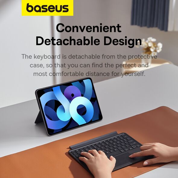 Baseus Case for iPad Air 4 / 5 (2020/2022) / iPad Pro 11 (2018 / 2020 / 2021 / 2022) - Baseus Brilliance Magnetic Detachable Magnetic Detachable Keyboard (P40112603111-00) - Black 6932172643942 έως 12 άτοκες Δόσεις