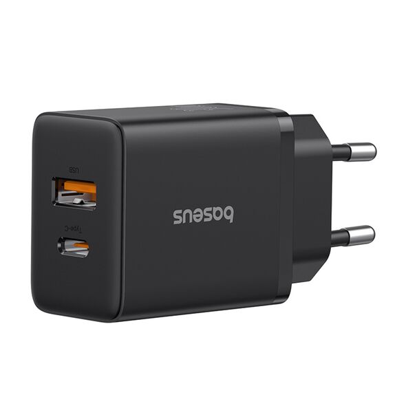 Baseus USB Charger, Type-C, Fast Charge 30W - Baseus (P10111404113-00) - Cluster Black 6932172651183 έως 12 άτοκες Δόσεις