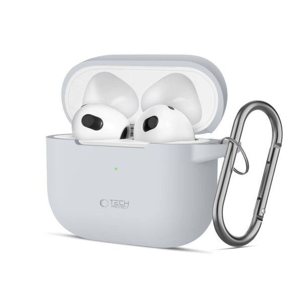 Case APPLE AIRPODS 3 Tech-Protect Silicone Crayon gray 5906302375097