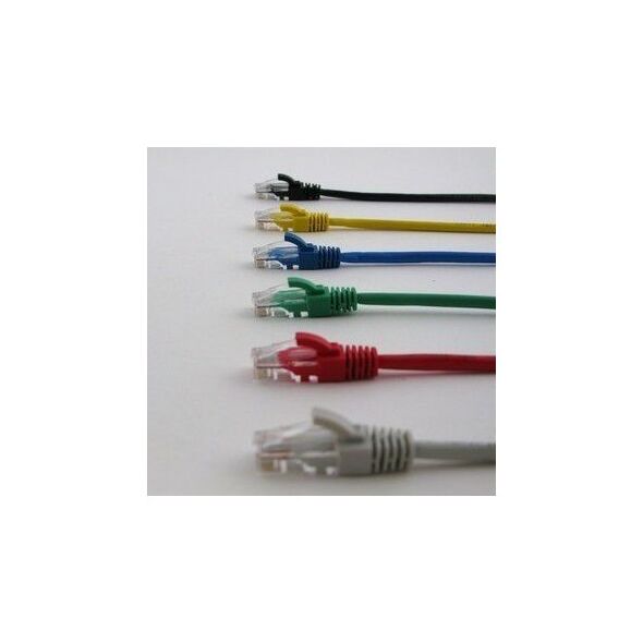 NetRack patchcord RJ45, osłonka zalewana, kat. 6 UTP, 5m czarny (BZPAT56K)