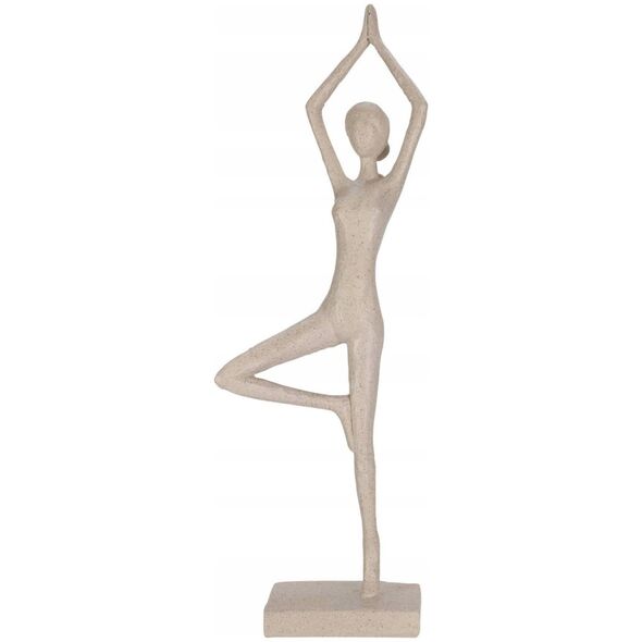 Home Styling Collection Figurka joga Vrksasana, wys. 40 cm