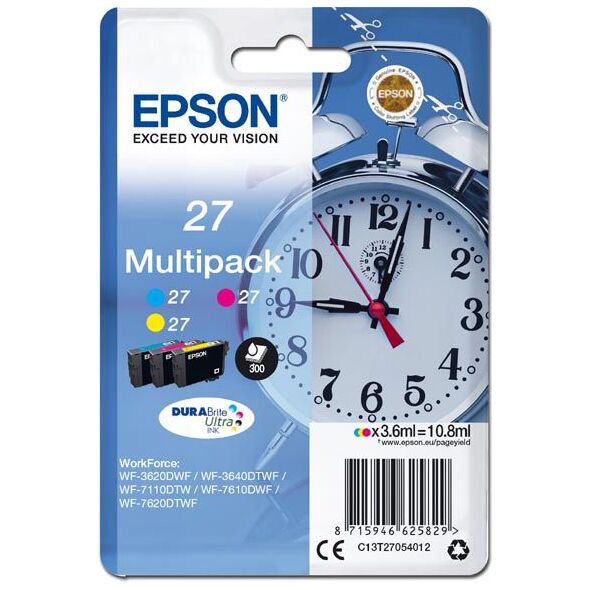 Tusz Epson oryginalny tusz 27, color (C13T27054012)