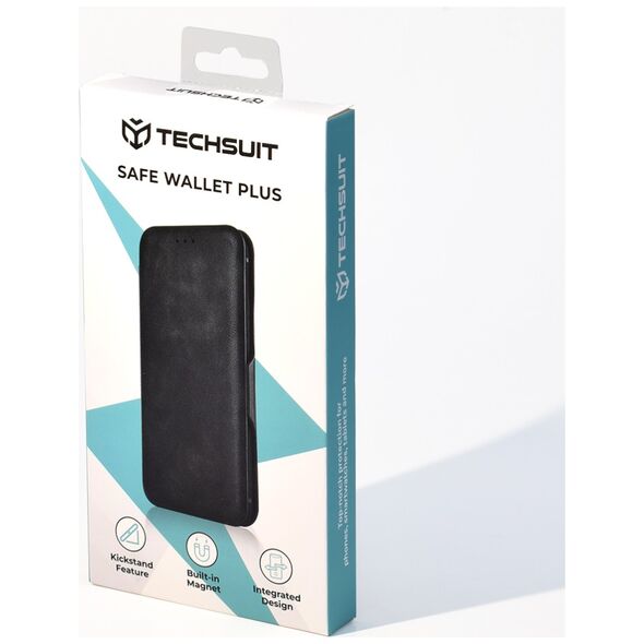 Techsuit Case for Xiaomi 14T - Techsuit Safe Wallet Plus - Black 5949419249370 έως 12 άτοκες Δόσεις