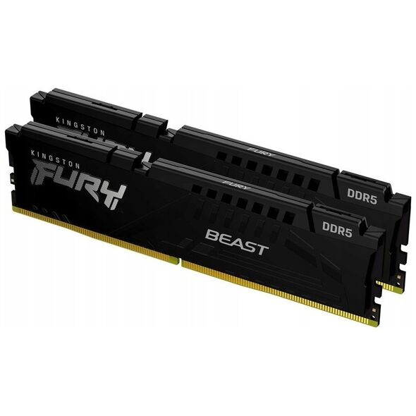 Pamięć Kingston Fury Beast, DDR5, 64 GB, 6400MHz, CL32 (KF564C32BBEK2-64)