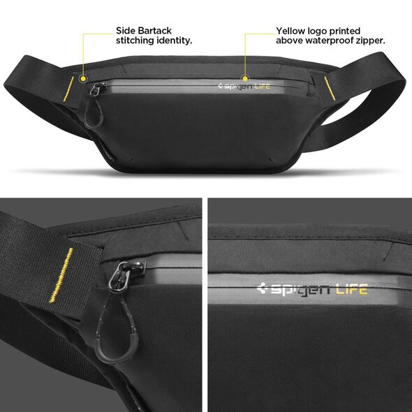 Spigen Waist Pouch - Spigen (KD411) - Black 8809971224567 έως 12 άτοκες Δόσεις