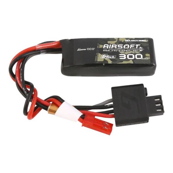 Gens ace Gens ace G-Tech 35C 300mAh 2S1P 7.4V Airsoft Gun Lipo Battery with JST-SYP Plug 065550  GEA3002S35JGT έως και 12 άτοκες δόσεις 6928493308608