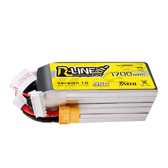 Tattu Tattu R-Line 22.2V 1700mAh 6S 95C Lipo Battery with XT60 Plug 065478  TAA17006S95X6 έως και 12 άτοκες δόσεις 6928493310267