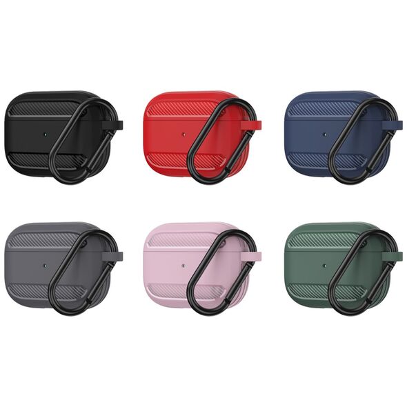 Techsuit Case for AirPods Pro 1 / AirPods Pro 2 - Techsuit Carbon Silicone - Pink 5949419252257 έως 12 άτοκες Δόσεις