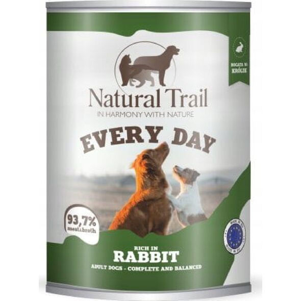 Natural Trail NATURAL TRAIL EVERY DAY Dog  Królik 800g