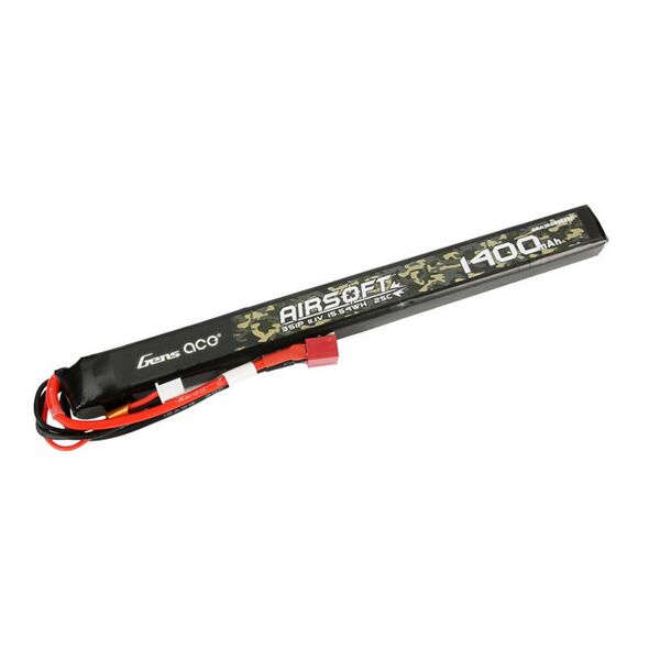 Gens ace Gens ace 25C 1400mAh 3S1P 11.1V Airsoft Gun Lipo Battery with T Plug 065589  GEA14003S25D έως και 12 άτοκες δόσεις 6928493306574