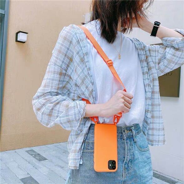 Θήκη Σιλικόνης με Strap CarryHang Sonique Apple iPhone 11 Pro Μαύρο 5201101703271