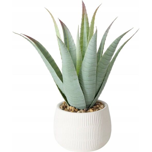 Boltze Sztuczna roślina aloes w donicze MONDRAGO, 29 cm