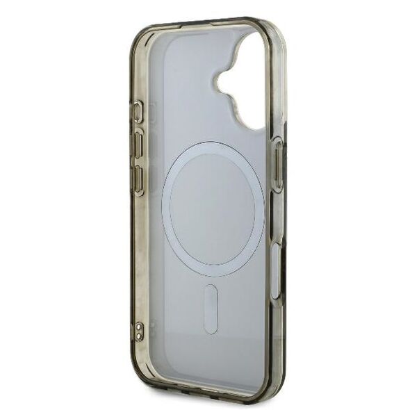 Guess Case for iPhone 16 - Guess IML 4G Background MagSafe (GUHMP16SH4DTEW) - Brown 3666339301705 έως 12 άτοκες Δόσεις