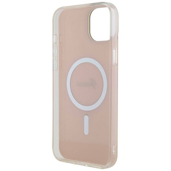 Guess Case for iPhone 15 / iPhone 14 / iPhone 13 - Guess IML Iridescent MagSafe (GUHMP15SHITSP) - Pink 3666339155063 έως 12 άτοκες Δόσεις