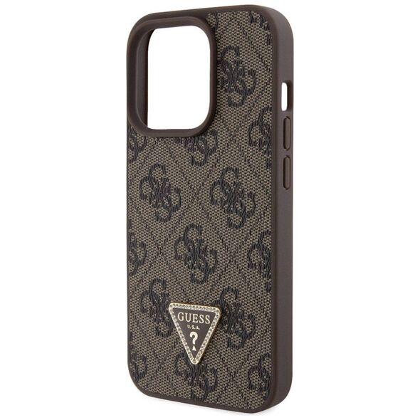 Guess Case for iPhone 15 Pro Max - Guess Crossbody 4G Metal Logo (GUHCP15XP4TDSCPW) - Brown 3666339146979 έως 12 άτοκες Δόσεις