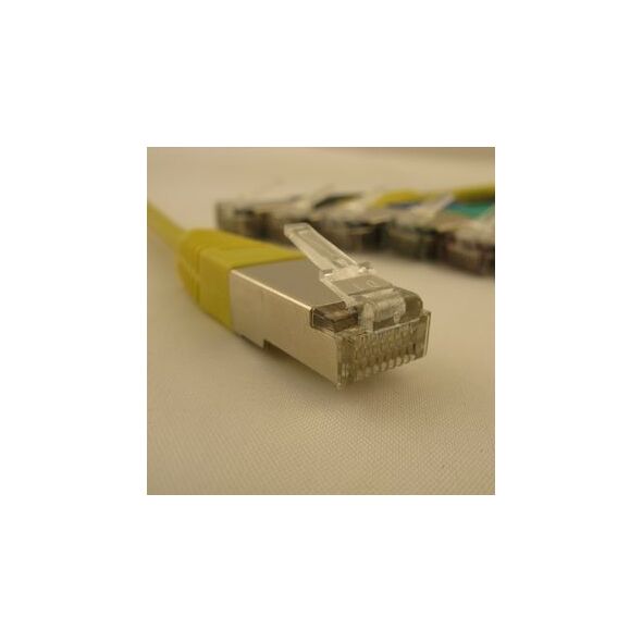 NetRack patchcord RJ45, osłonka zalewana, kat. 5e FTP, 3m Żółty (BZPAT3FY)