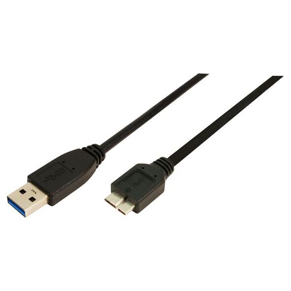 Kabel USB LogiLink USB-A - micro-B 2 m Czarny (CU0027)