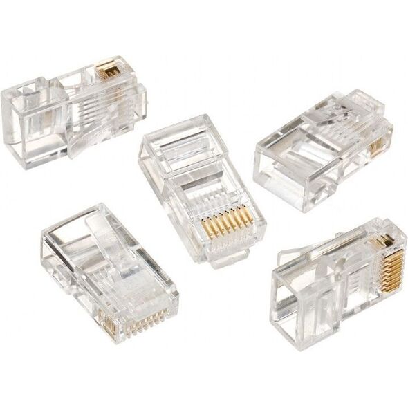 Gembird wtyk RJ45, na kat. 5e, 30U'' (10 szt.)LC-8P8C