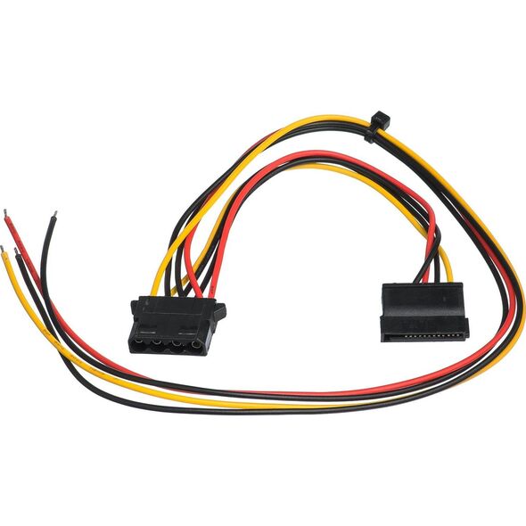 Akyga Molex - SATA, 0.4m, Wielokolorowy (AK-SC-23)