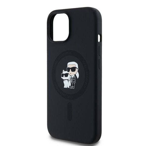 Karl Lagerfeld Case for iPhone 15 / iPhone 14 / iPhone 13 - Karl Lagerfeld Silicone MagSafe (KLHMP15SSCMCMKCRHK) - Karl&Choupette 3666339254049 έως 12 άτοκες Δόσεις