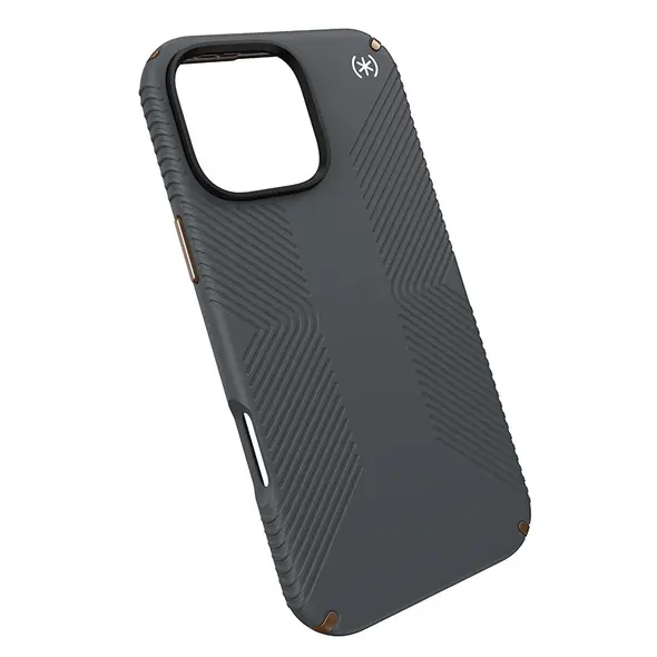 Case Speck Presidio2 Grip Apple iPhone 16 Pro Max (Charcoal Grey / Cool Bronze / White) SPK680 840168543731