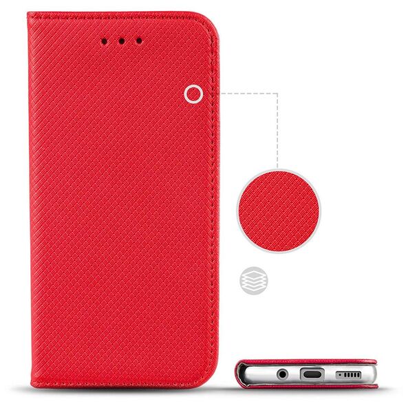 Case GALAXY A15 4G / 5G Flip Magnet red 5903396229701