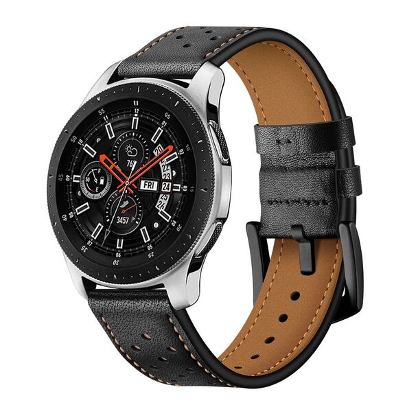 Tech-Protect Leather strap for Samsung Galaxy Watch 46mm - black 99123321